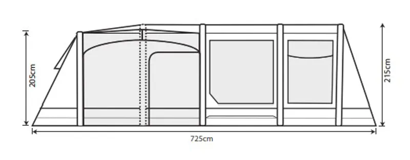 Outdoor Revolution Airedale 6.0SE Inflatable Tent-2